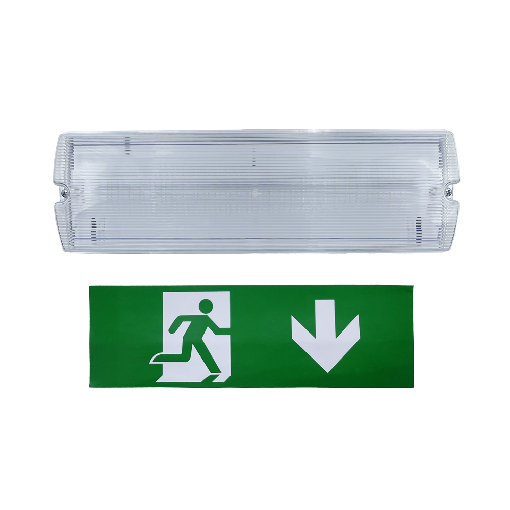 exit sign with emergency lights
