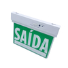 Cheaper Acrylic+ABS Frame Material Maintained Rechargeable Safety Indoor White LED Emergency Exit Sign Light
