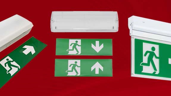 emergency exit lights with battery backup