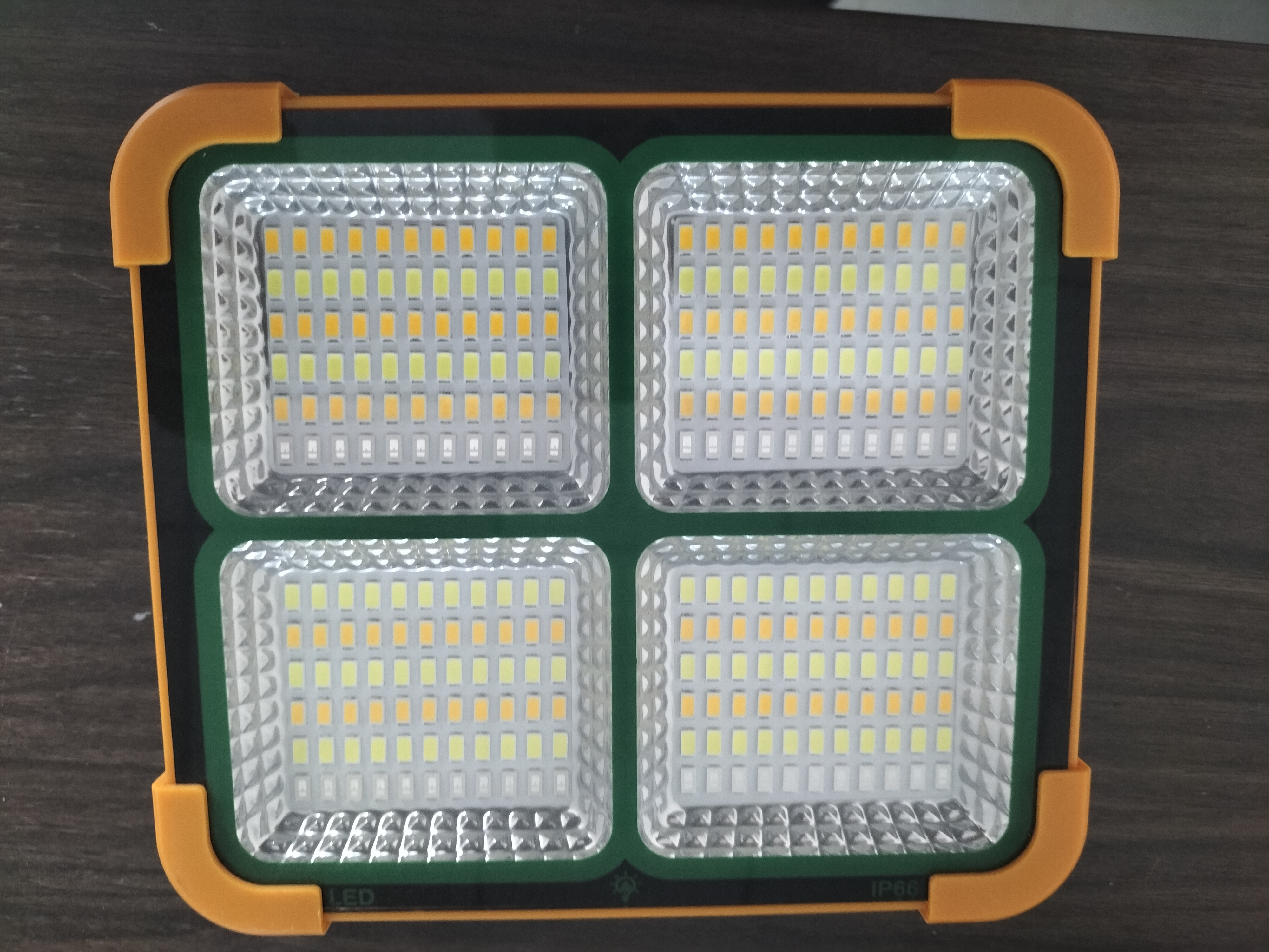 New Portable 100W Rechargeable 6000mAh Solar Panel Multifunctional Solar LED Wall Lights Adjustable Solar Wall Light