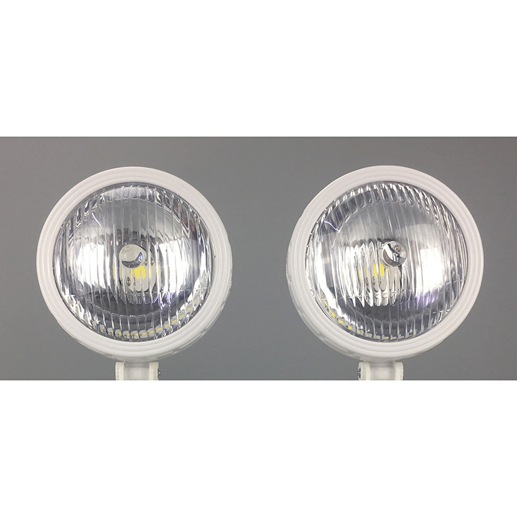 LED Emergency Twin Head Light with Back-up Battery for Fire Emergency 