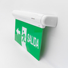 White Green Printing Rechargeable Ni-cd Battery Emergency Exit Sign LED Lights
