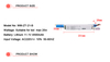 LED Rechargeable Battery Emergency Driver Battery Kit for All LED Lights Below 20W