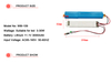 LED Rechargeable Battery Emergency Driver Battery Kit for All LED Light / Lamp