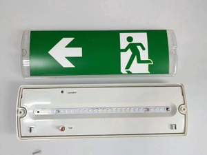 LED Emergency Water Proof Bulkhead Rechargeable Lamp Maintained Exit