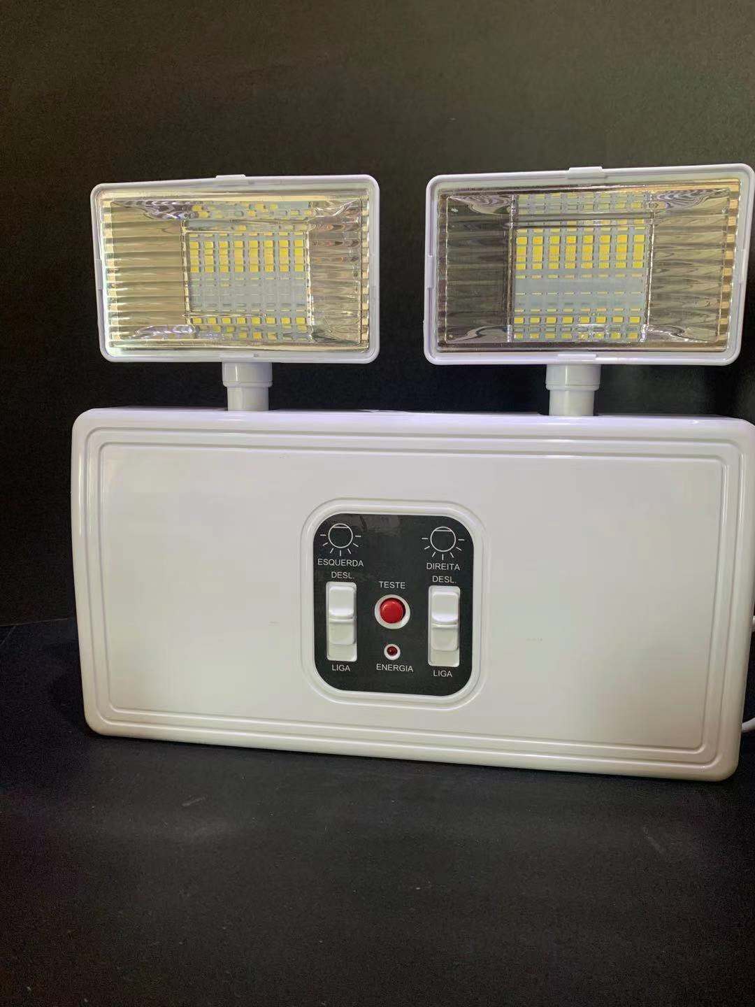 LED Rechargeable Battery Twin Heads 2X3w Emergency Light