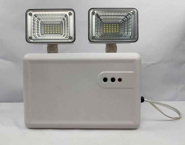 LED Rechargeable Emergency Twin Heads Light IP65