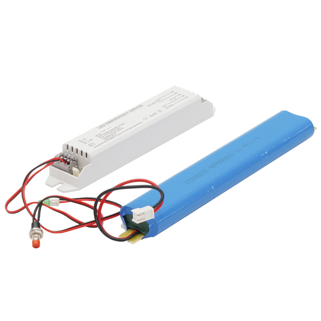 Emergency Battery Driver Kit for 3-30W LED Lamps 100% Brightness
