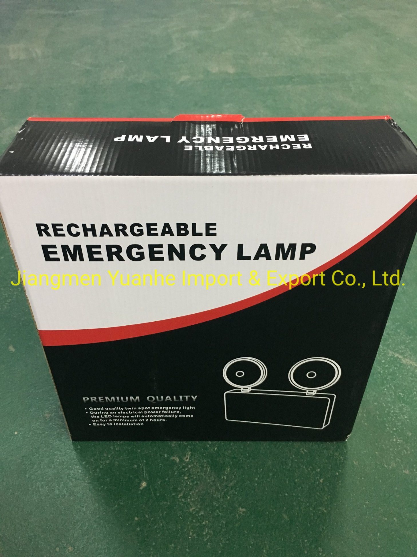 LED Emergency Twin-Head Light Metal Housing