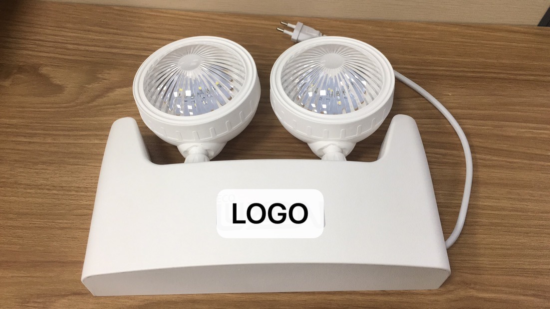 LED Emergency Twin-Head Light 1.5+1.5W