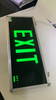 LED Emergency Rechargeable Battery Safety Exit Silk Printed Customized Lamp