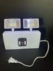 LED Emergency Rechargeable Battery 2X2.5W Twin Heads Lamp