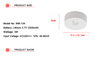 Rechargeable Emergency Downlight Surface or Recessed Installation