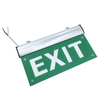 LED Rechargeable Emergency Safety Battery Acrylic Pictogram Changeable PVC Exit Lamp