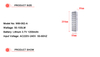 30pcs LED Rechargeable LED Emergency Light Camping Light, Max And Mix Brightness 