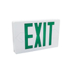 Rechargeable Plastic White Housing Exit Sign LED Emergency Light