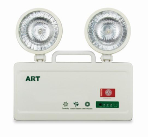 Emergency Twin Head Light with Back-up Battery, Emergency LED Light 
