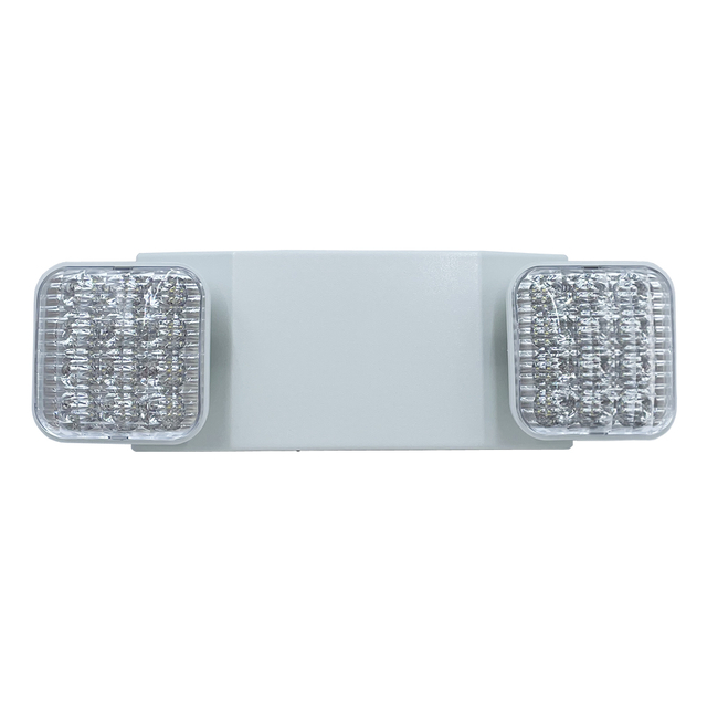 LED Emergency Rechargeable Battery Twin Head Lamp Non Maintained
