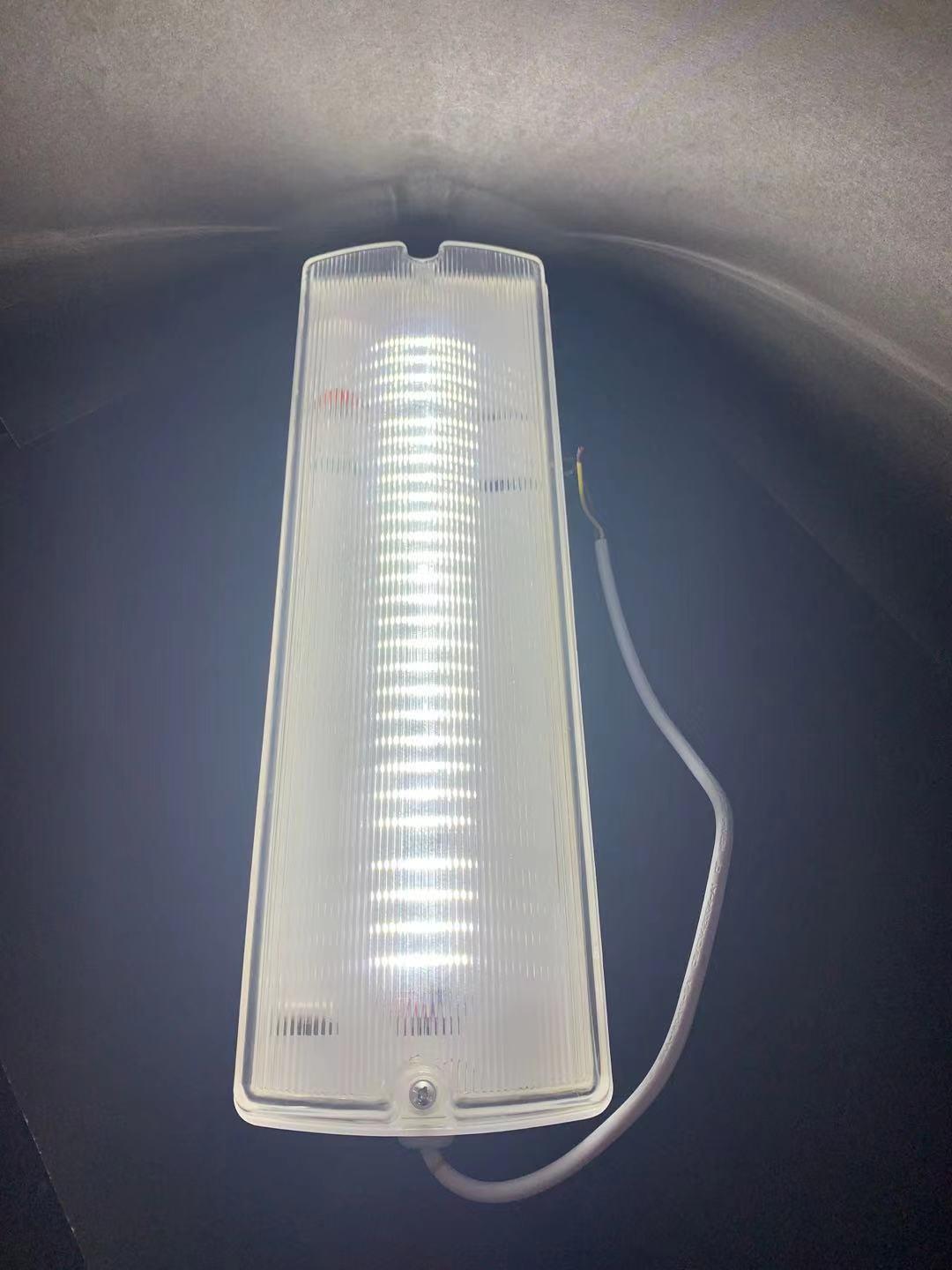 LED Emergency Water Proof Bulkhead Rechargeable Lamp Maintained Exit