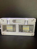 LED Emergency Rechargeable Battery 2X2.5W Twin Heads Lamp