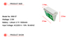 LED IP65 Water-Proof Emergency Safety Rechargeable Battery Exit Lamp