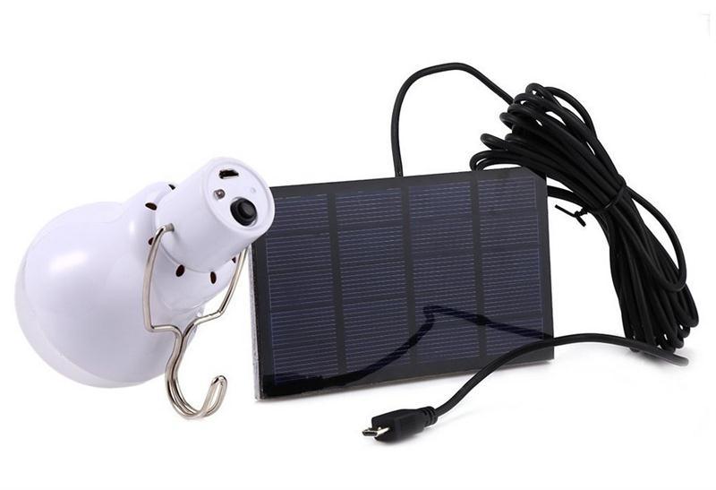 Solar Bulb / Portable Solar LED Bulb / Solar Camping Light / Solar Emergency Bulb 110lm